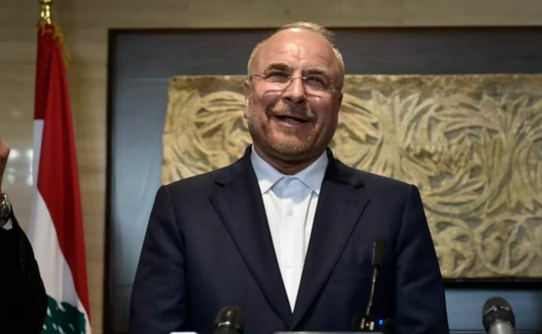 Mohamad Baqer Qalibaf, presidente del parlamento de Irán. Foto: AFP