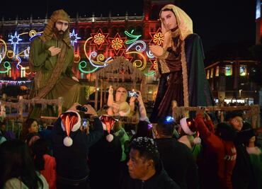 El Niño de la Paz y el Bien, principal atractivo de la Verbena Navideña en el Zócalo capitalino; pesa media tonelada