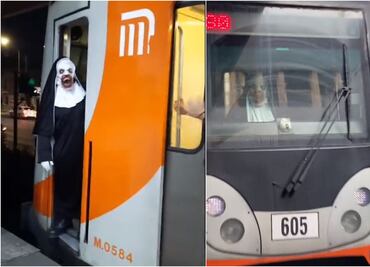 VIDEO: "La Monja" pasa de bailar en la feria a operadora del Metro ¿Adicta a la adrenalina?