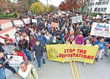 Cifras de odio crecen con llegada de Trump