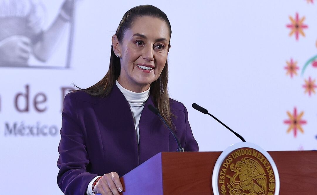 Conferencia mañanera de Claudia Sheinbaum del 11 de noviembre, desde Palacio Nacional. Foto: Berenice Fregoso|EL UNIVERSAL
