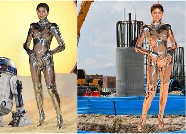 Los mejores memes del look robótico de Zendaya en premiere de Dune 2