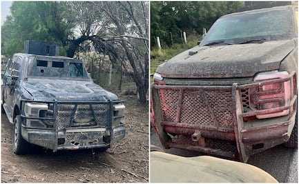 Aseguran cinco vehículos blindados llamados "monstruos" durante operativo en Nuevo León
