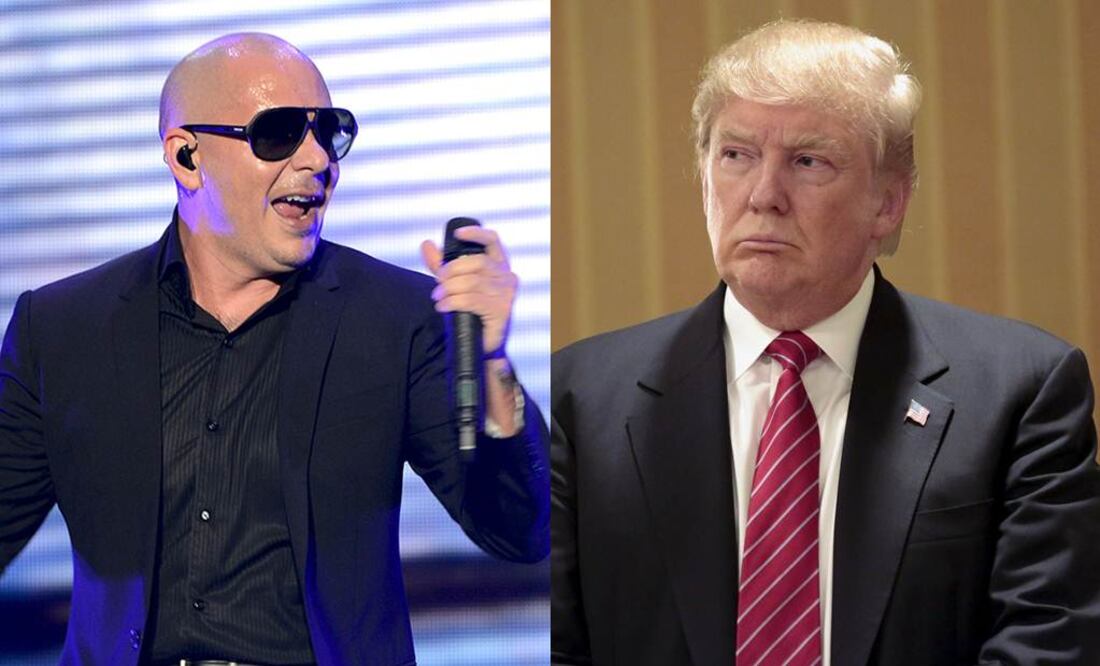 "Donald Trump no puede ser presidente", señaló Pitbull