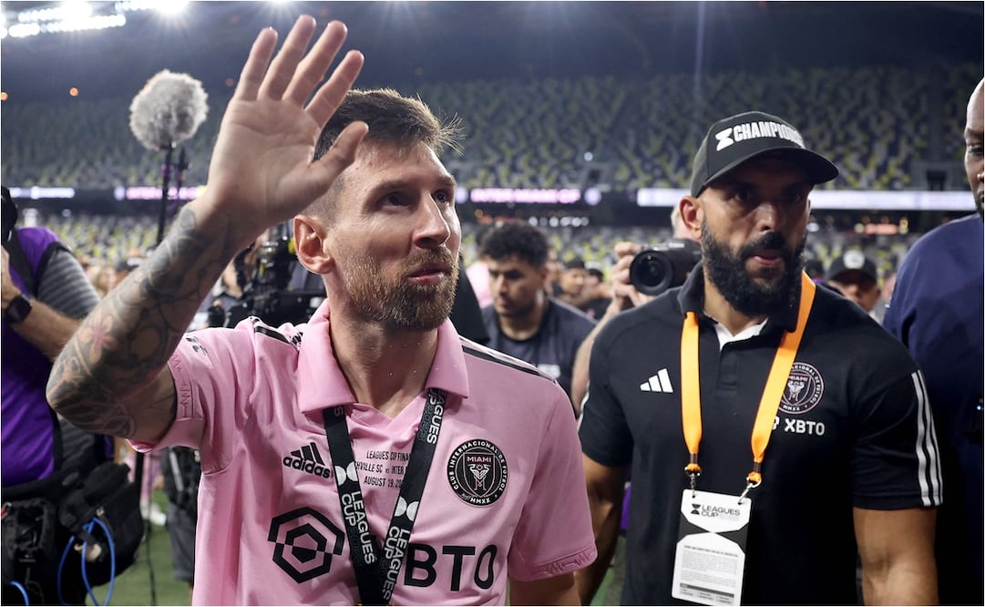 Yassine Cheuko, el guardaespaldas de Lionel Messi