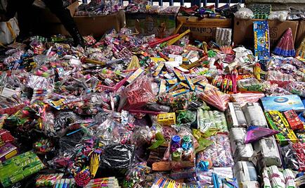 Decomisan 170 kg de pirotecnia en Metro Indios Verdes