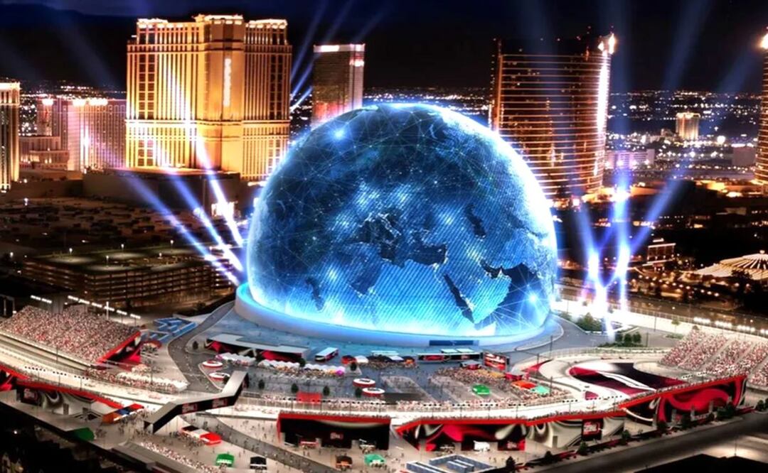 Sphere MSG, el nuevo centro de espectáculos futurista para eventos en Las Vegas, EE.UU./ Foto: Instagram @SphereVegas