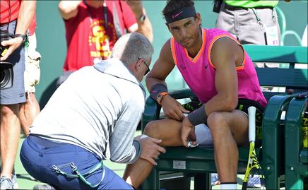 Lesión de Nadal impide choque ante Federer en Indian Wells