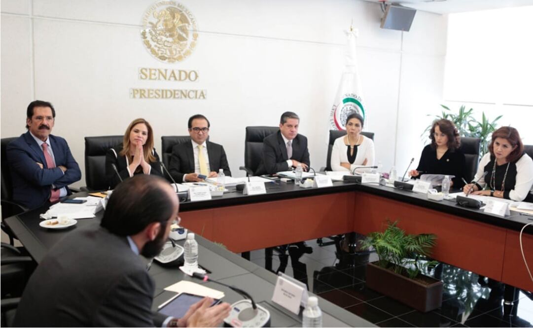 Los integrantes de la Comisión de Justicia del Senado examinaron a nueve aspirantes a magistrados. /Especial - Senado