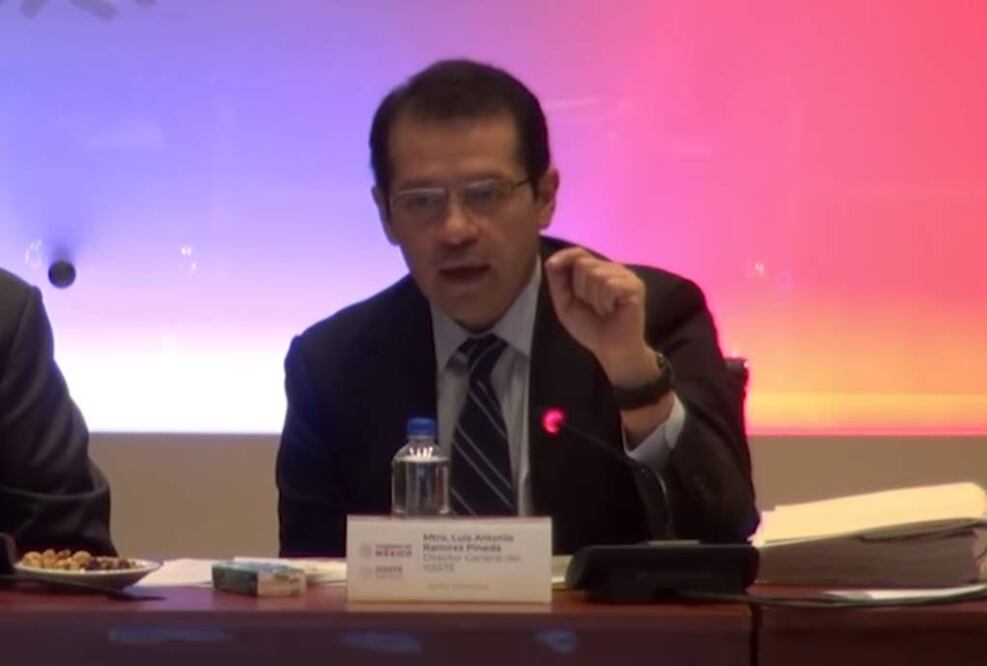 Luis Antonio Ramírez Pineda, director general del ISSSTE. Foto: Especial