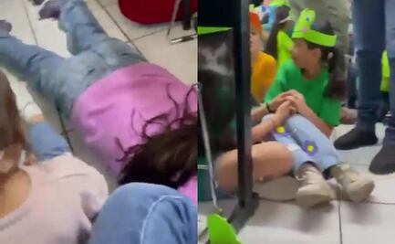 VIDEO ¡Todos al piso! Alumnos y maestros se protegen durante balaceras en Sinaloa; activan protocolos de seguridad