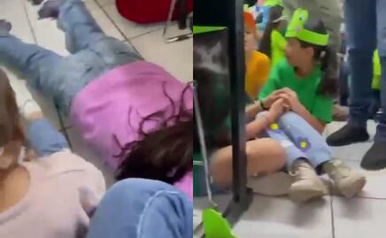 VIDEO ¡Todos al piso! Alumnos y maestros se protegen durante balaceras en Sinaloa; activan protocolos de seguridad