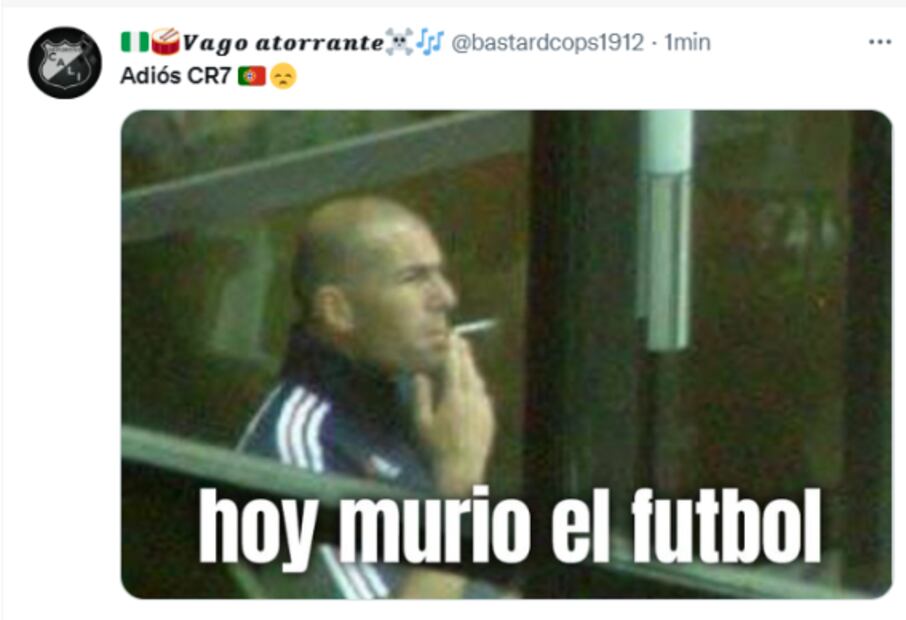 Cristiano Ronaldo fue blanco de memes tras la eliminación de Portugal