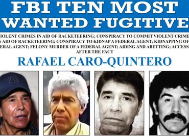 Rafael Caro Quintero, the Mexican drug lord named in the FBI’s 10 Most Wanted list