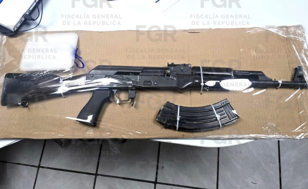 Armas aseguradas por operativo en BCS (03/03/2026). Foto: Especial