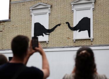 En menos de un día, Banksy desvela su segunda obra de arte "animal" en Londres