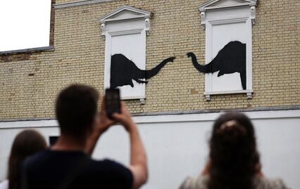 En menos de un día, Banksy desvela su segunda obra de arte "animal" en Londres