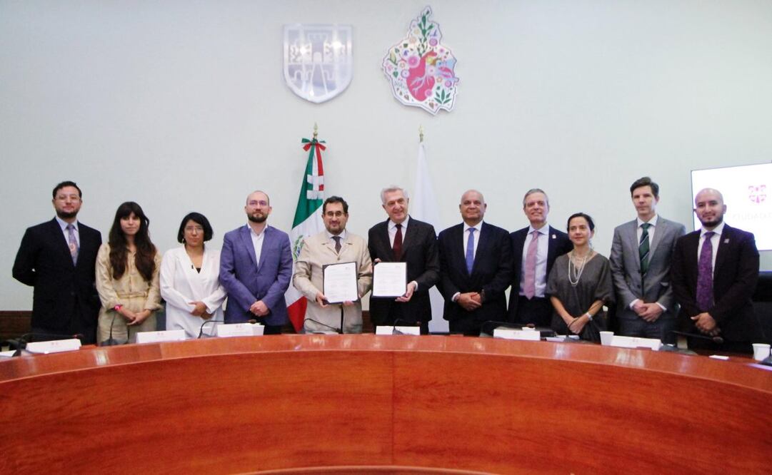 Gobierno de la Ciudad de México firma acuerdo con la ACNUR a favor de persona migrantes. Foto: Especial