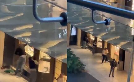 Asaltan con mazos joyería en Plaza Antara de Polanco