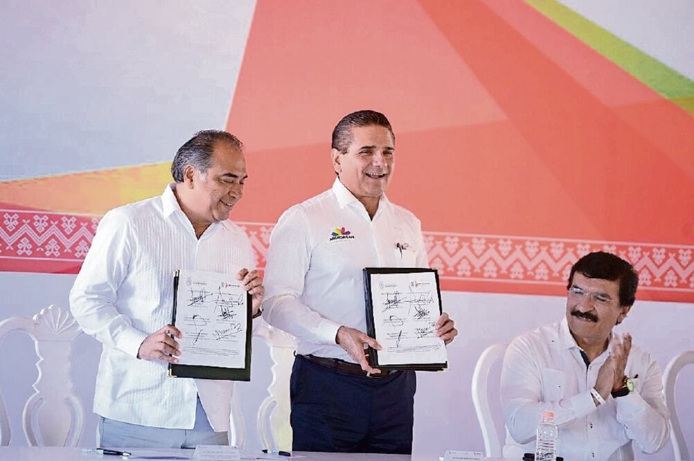 Los gobernadores Héctor Astudillo y Silvano Aureoles reconocieron que el potencial comercial de la zona económica especial es muy alto.