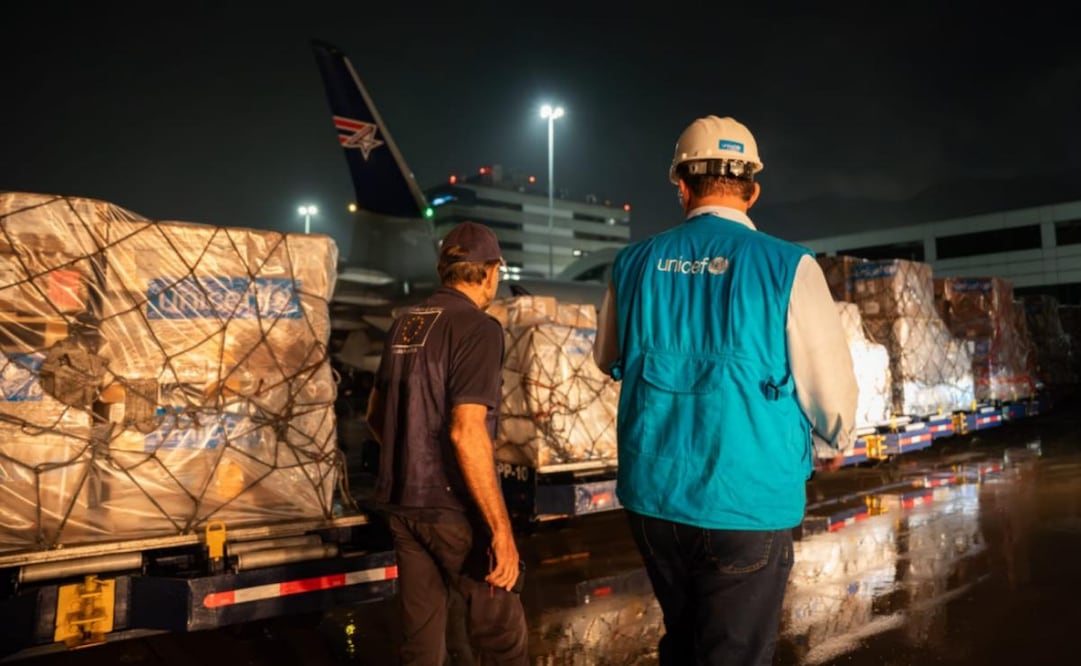 UNICEF envía otras 47 toneladas de ayuda a Venezuela tras terremotos (30/06/2026). Foto: Especial