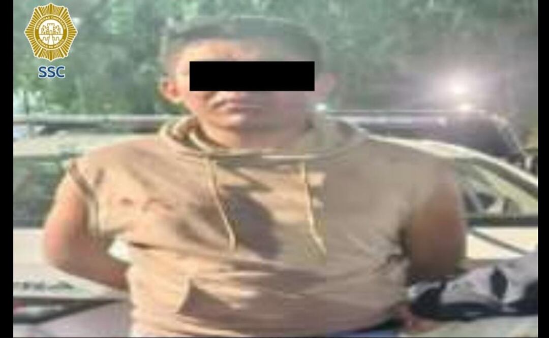 Detienen a presunto homicida en Iztapalapa; joven habría disparado contra un hombre en la colonia Renovación. Foto: Especial