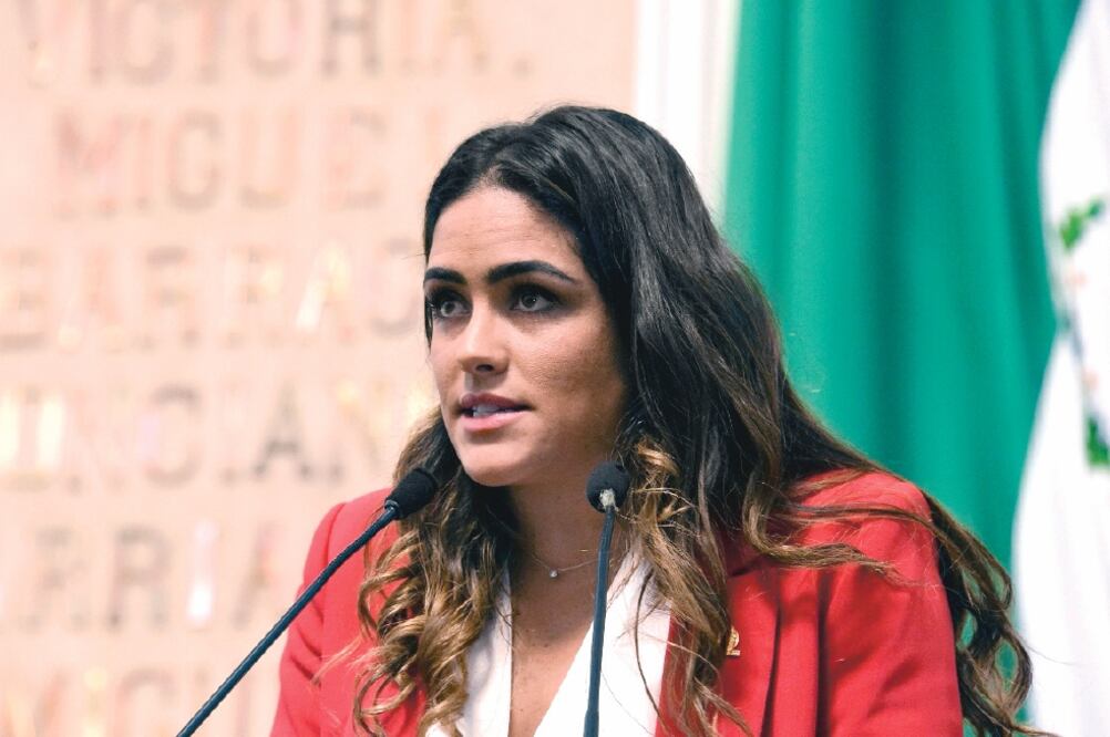 La diputada del Verde Alessandra Rojo presentó en el pleno del Congreso de la Ciudad la iniciativa de reforma de ley. Foto: ESPECIAL