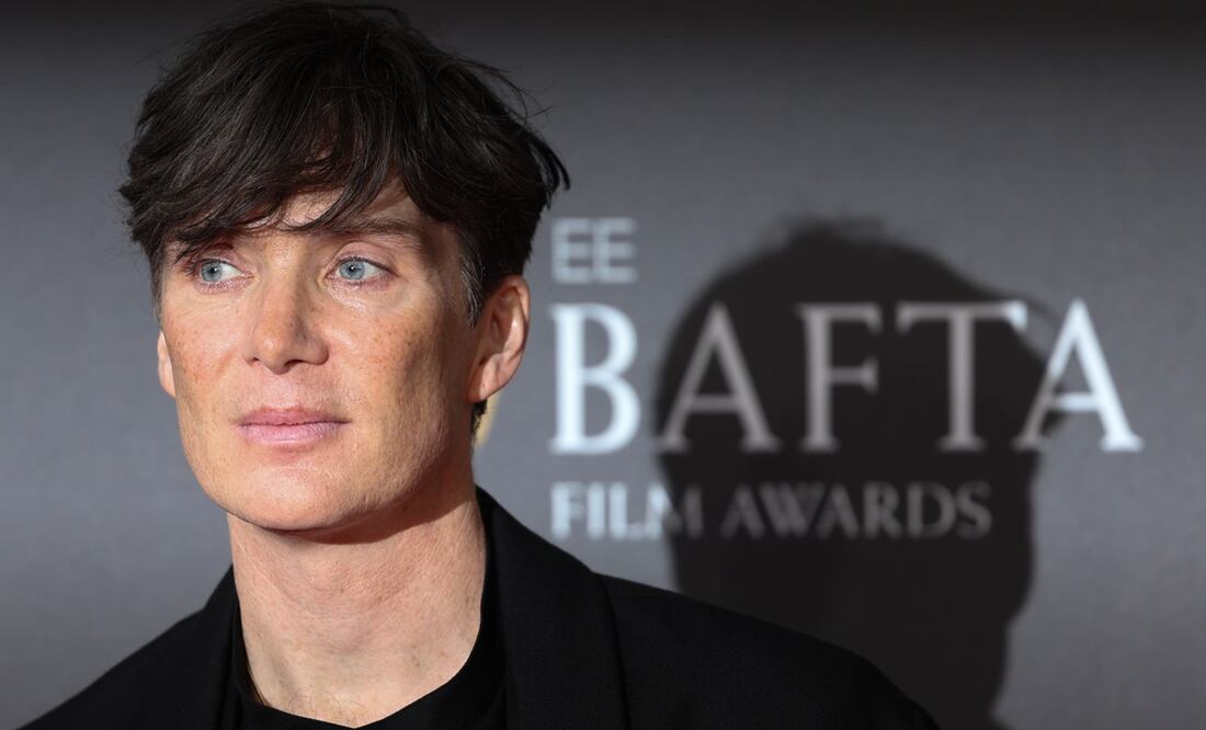 Cillian Murphy en la alfombra roja de los premios BAFTA, por su participación protagónica en "Oppenheimer".
Foto: EFE / Neil Hall