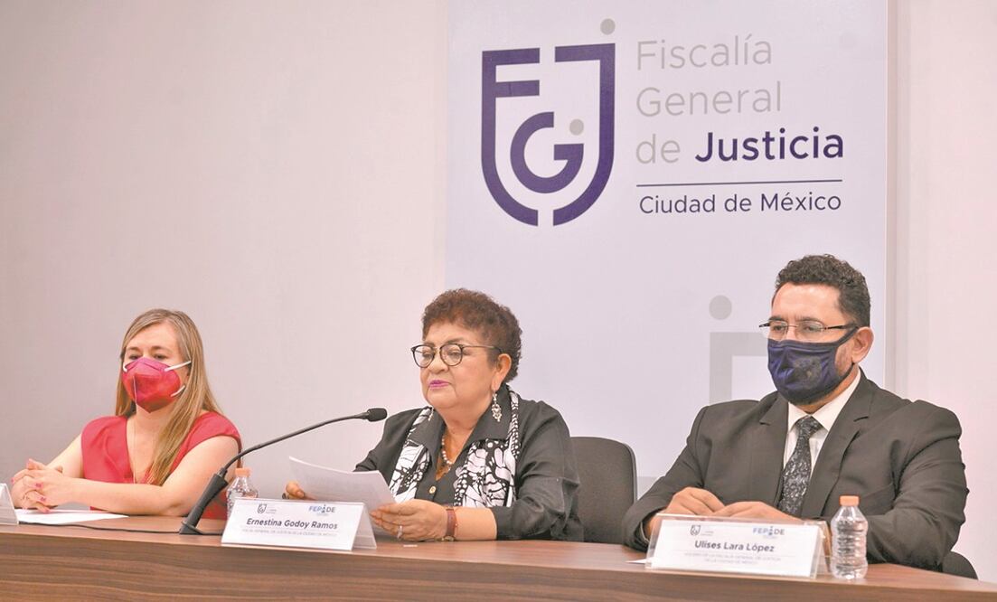 Durante la conferencia de prensa, Ernestina Godoy Ramos expuso que el historial de fraudes electorales en México no se puede tolerar ni debe existir en una sociedad democrática. Foto: ESPECIAL