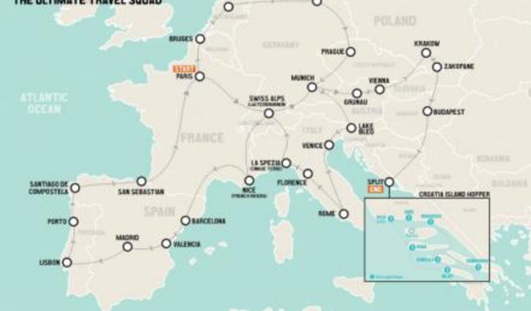 Viaja por Europa gratis, con trabajo incluido