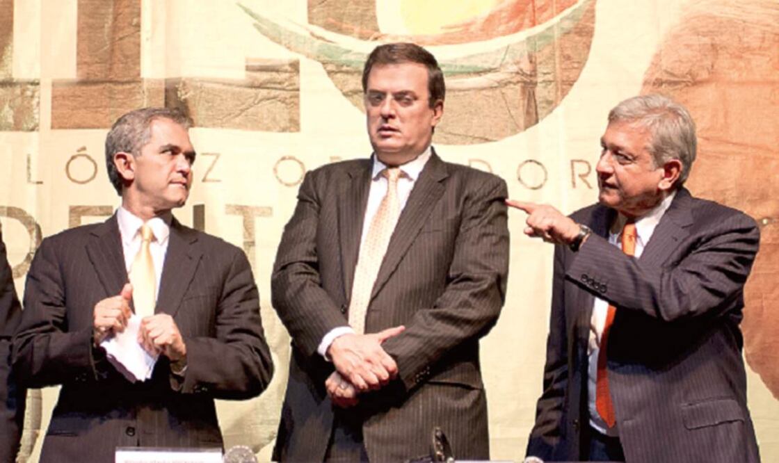 AMLO, Ebrard y Mancera