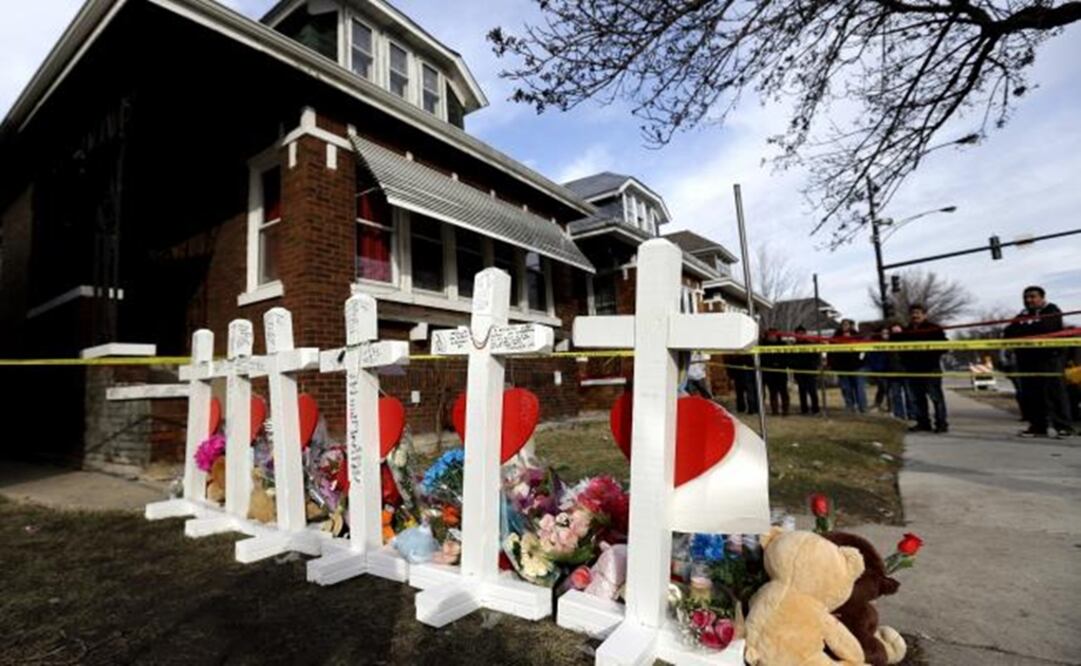The family's residence after the killing. (Photo: File/EL UNIVERSAL)