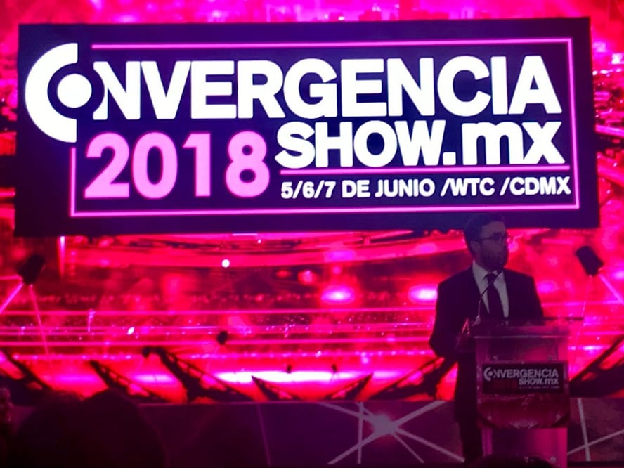 Gabriel Contreras, presidente del Instituto Federal de Telecomunicaciones, durante la inauguración de Convergencia Show 2018 (Foto: tomada de Twitter @IFT_MX)