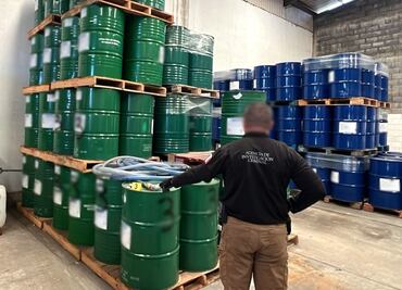 FGR asegura 120 mil litros de diversas sustancias químicas y armas de fuego  en Sinaloa y Sonora; detienen a dos sujetos