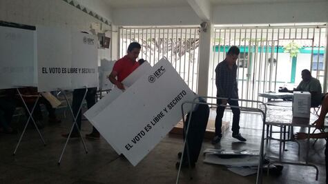 Impiden entrega de material electoral en Chiapas