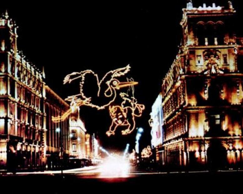 La tradicional iluminación decembrina