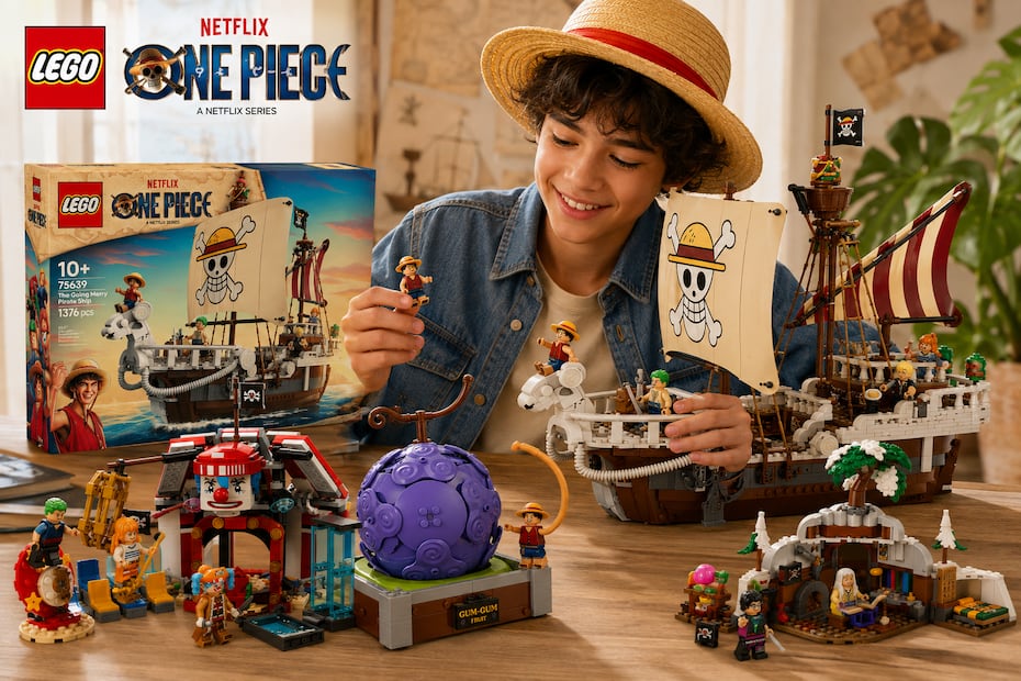 LEGO® trae en una nueva línea sets armables que buscan acercar a los fanáticos a la historia. Foto: Generada con IA