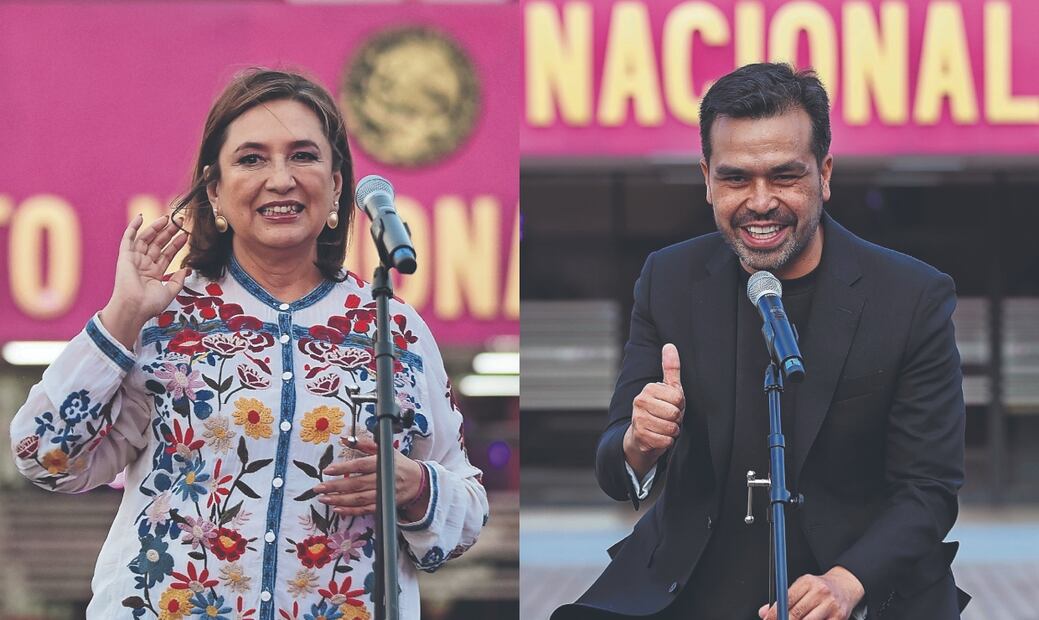 Xóchitl Gálvez dijo no estar a favor de que el Ejército
esté adentro del INE, pero respeta las decisiones. Jorge Álvarez Máynez, candidato de MC, llegó al INE a
las 17 horas por una puerta trasera. Fotos: de Berenice Fregoso. El Universal