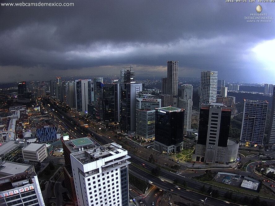 Imagen tomada del Twitter de Webcams de México