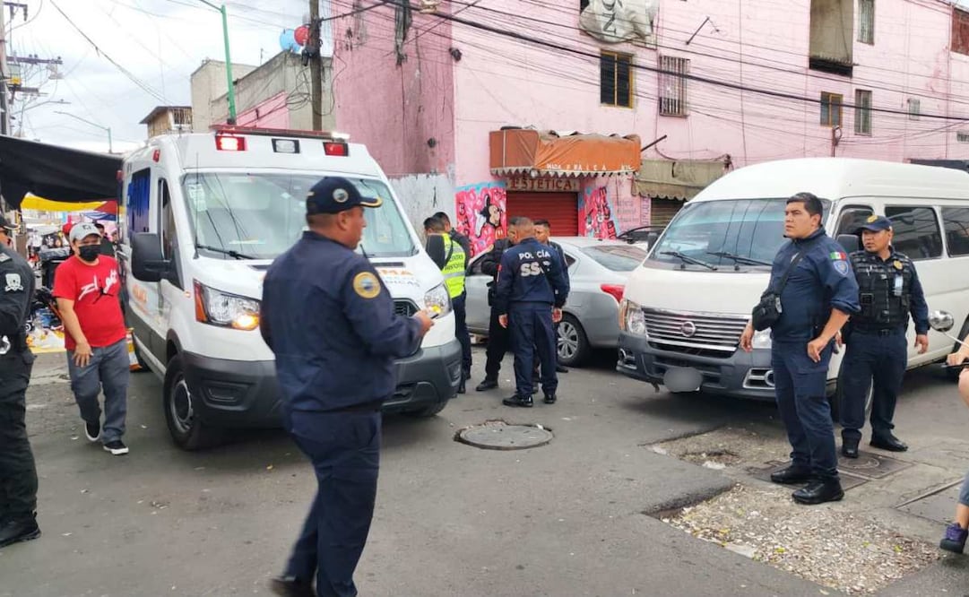Balacera en Tepito deja tres personas heridas. Foto: Especial