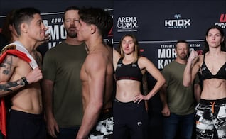 Brandon Moreno, David Martínez y Regina Tarín vencen la báscula y encabezan la cartelera de UFC en México
