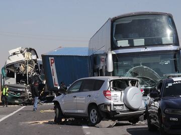 Choque en Lerma- Zitácuaro: Estas son las cifras oficiales del terrible accidente múltiple, FOTOS