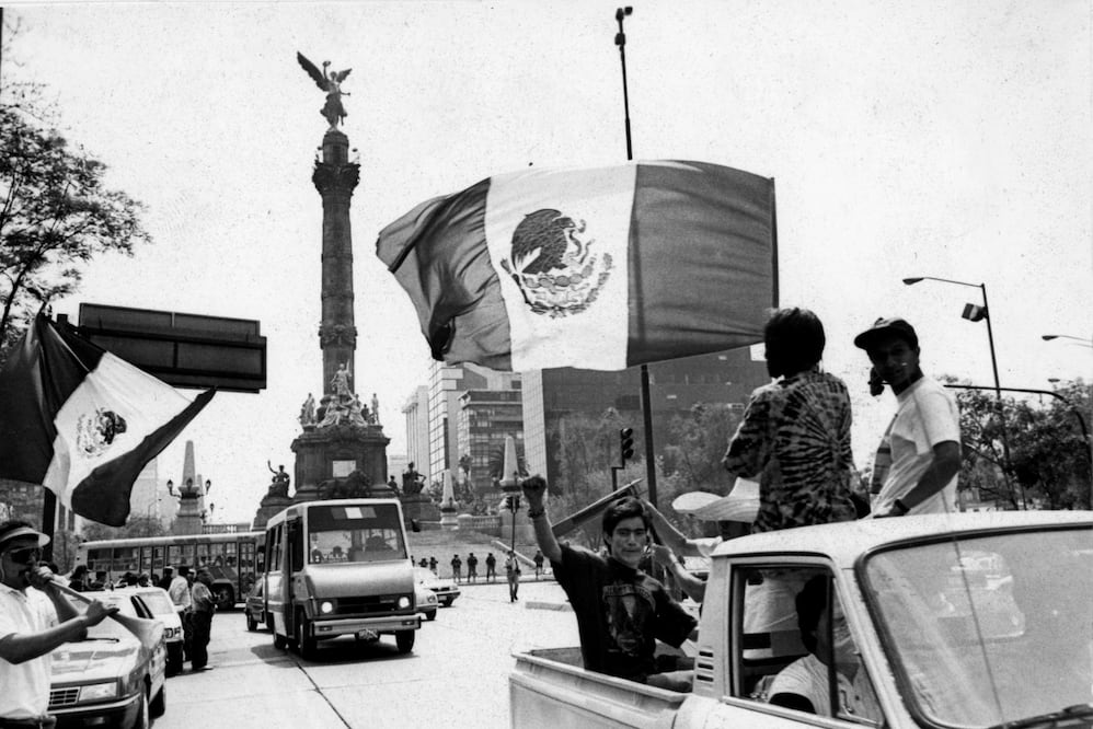 Cuando se cayó el Ángel de la Independencia