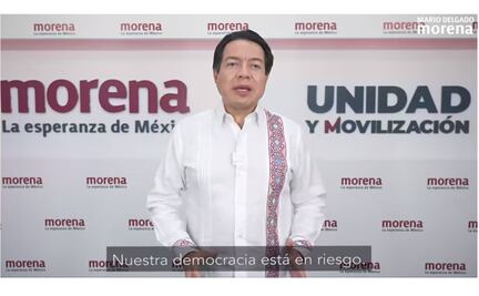 Morena va contra el INE en el tribunal, en las calles y en las redes: Delgado