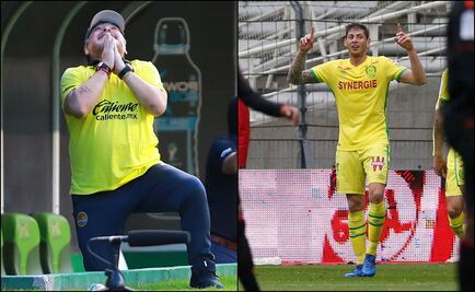 Dios quiera que Sala se haya quedado dormido: Maradona