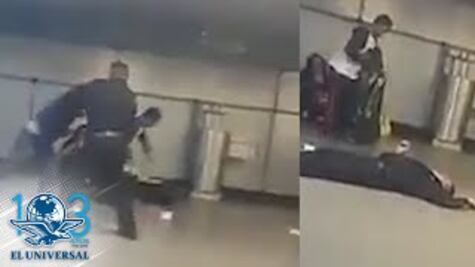 Noquean a policía en Metro Salto del Agua