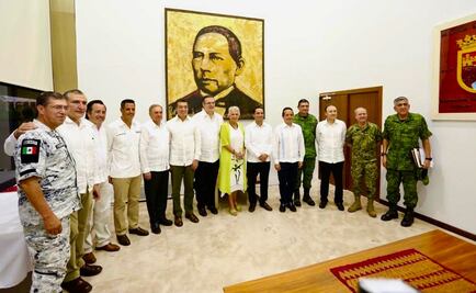 Secretarios y gobernadores evalúan estrategia de migración en zona sur-sureste