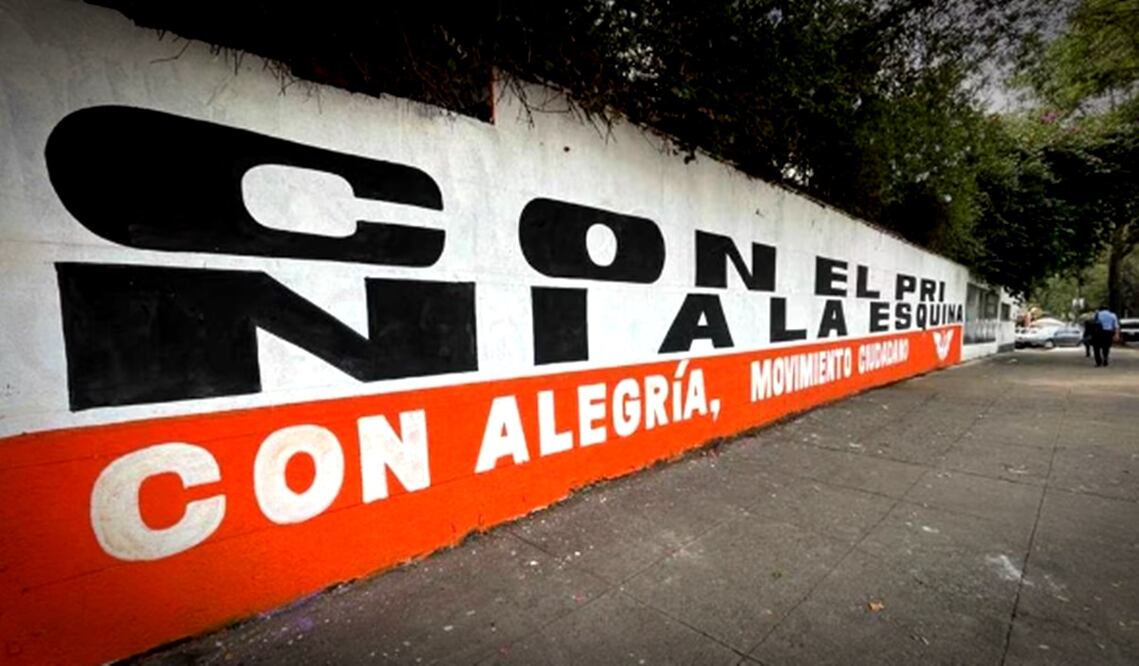 MC inició una campaña en contra del PRI, el cual se difundirá a través de los tiempos oficiales del partido