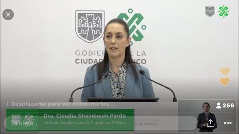 Adelanta Sheinbaum que la CDMX permanecerá en rojo ante cambio de semáforo