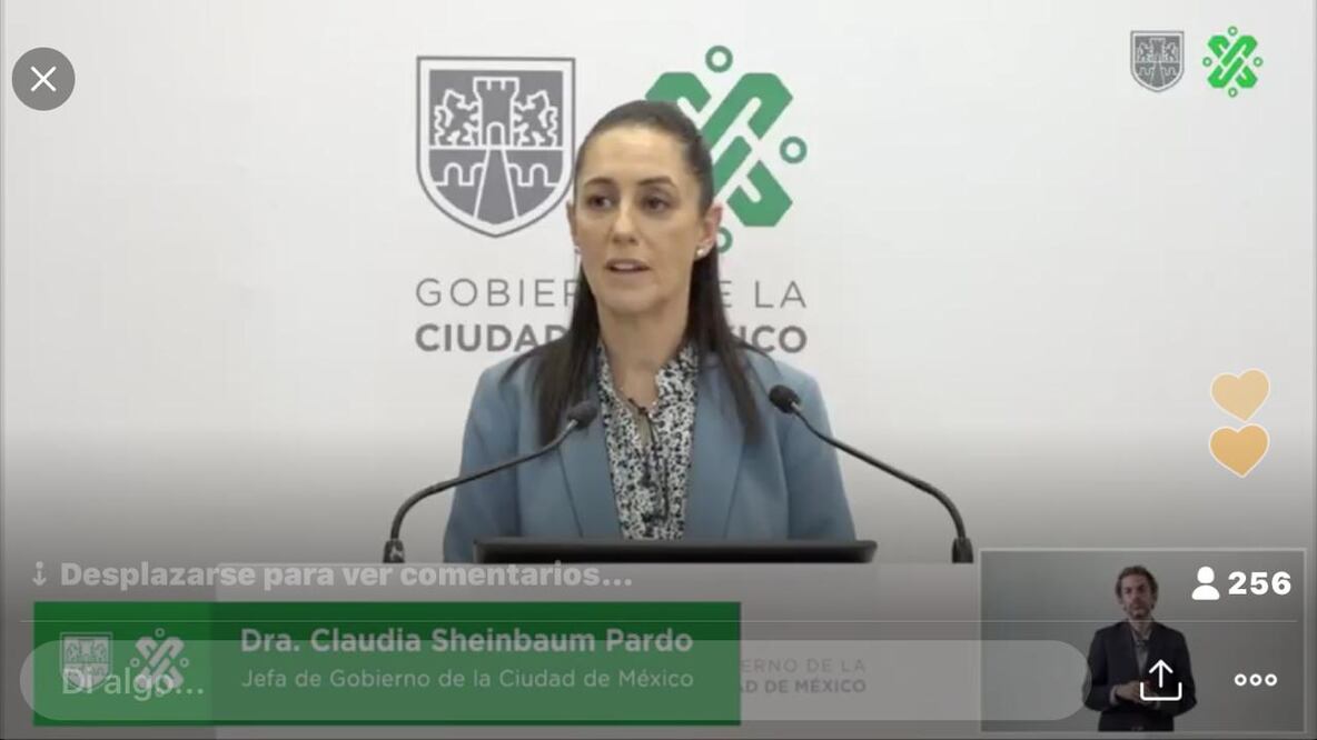 Adelanta Sheinbaum que la CDMX permanecerá en rojo ante cambio de semáforo